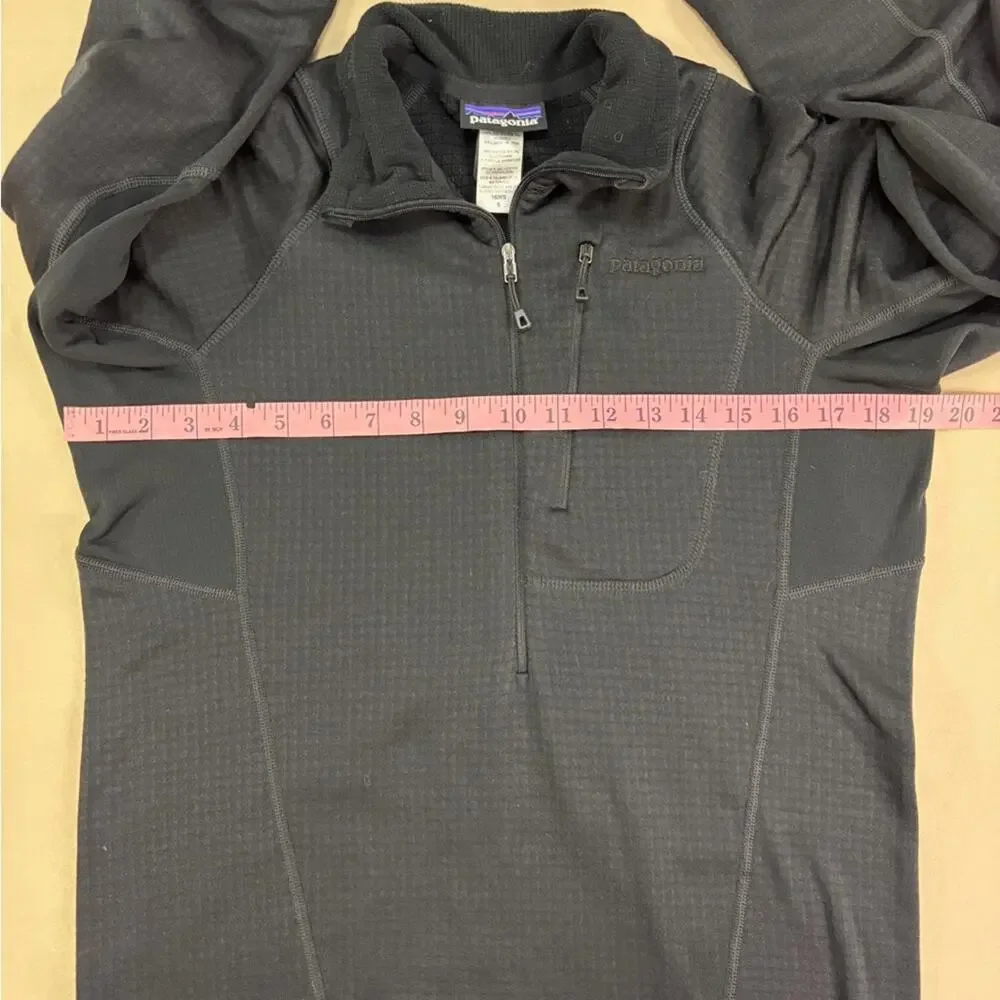 Patagonia Black Gorpcore Men's Polartec Power Dry Pullover Size Small